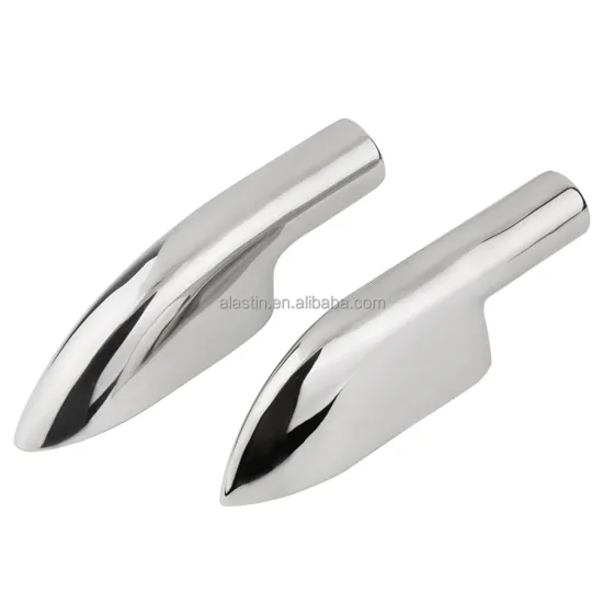 Marine Boat Hand Rail End Top Mount for 7/8\" or 1\" Pipe Tube - 316 Stainless Steel Marine Hardware Fitting