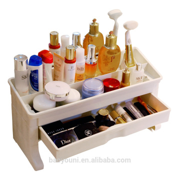 Baoyouni PP Cosmetic Organizer Display Stand with Drawer DQ-1401-1
