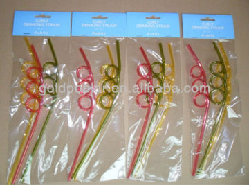 AA-004 hard plastic art drinking straw