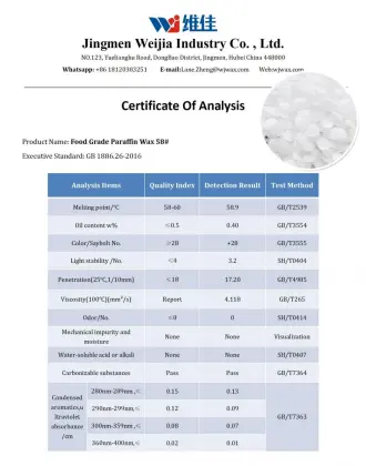 Granular Food Wax for Corrugated Board