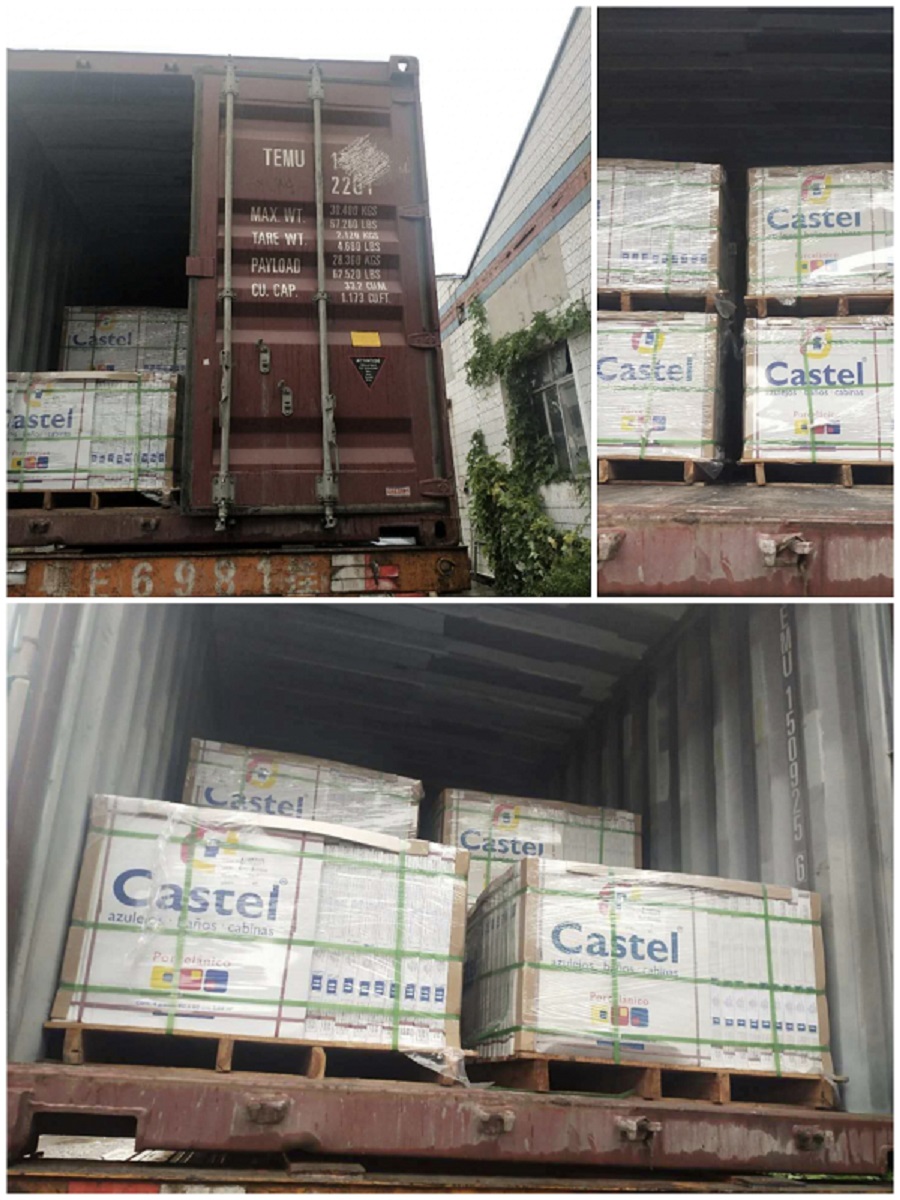 Loading container