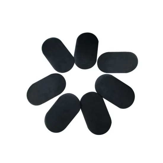 Plastic Extruder Machine 80 Mesh 0.12mm Black Woven Wire Mesh Filter Disc