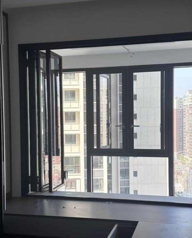 Space-Saving Folding Window for Contemporary Homes