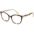 Tortoiseshell/Transparent Pink/Yellow