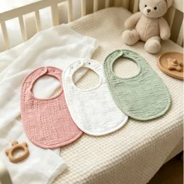 Soft Cotton Gauze U-Shape Bibs