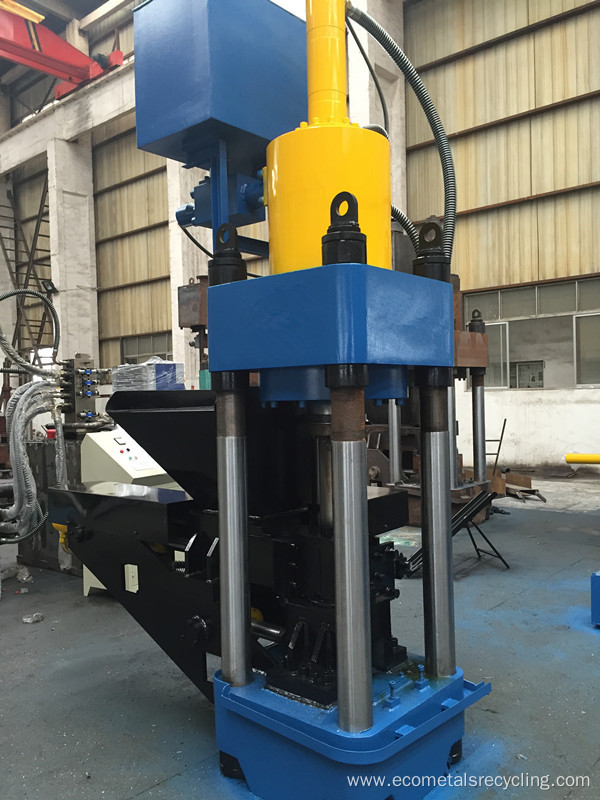 Vertical Aluminum Chips Packing Pressing Briquette Machine