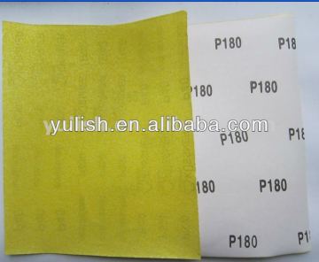 White Aluminum oxide abrasive paper