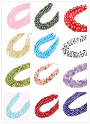 Wholesale Alibaba Round Natural Jewelry 8mm Polished Obsidian Gemstone Beads