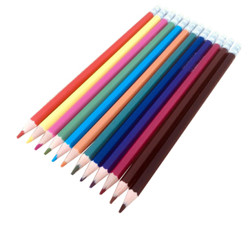 Custom Color Pencil Set with Eraser: Personalized, Plastic, Hexagonal, and Discounted