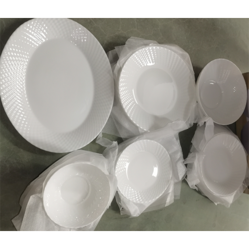 Kök Opal Glass Middagsplatta till salu