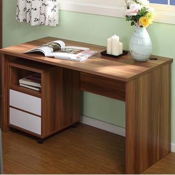 Office Desk with Chest Melamine Finish for home office