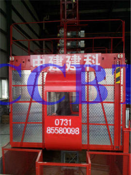 Double cabin Mid-speed construction hoist SCD200/200Z