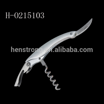 Stainless steel bottle wine cork bartender bottle opener
