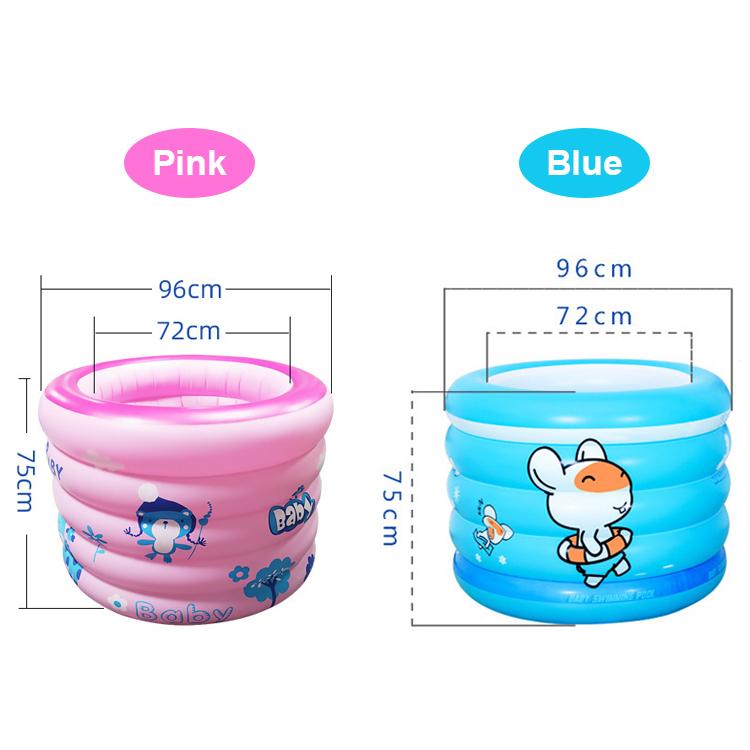 Inflatable plastic baby swimming pool PVC Baby Bathtub