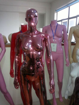 ECO-friendly high metallic luster plating aluminum dummy made in china
