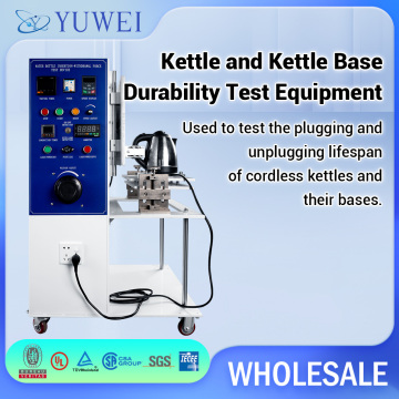 IEC 60335-2-15 Electric Kettle Plug Insertion and Removal Tester Equipment with PLC Electrical System
