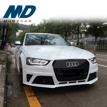 Ghép phía trước và phía sau kiểu RS4 với đuôi xe cho 2013-2016 Audi A4L/S4