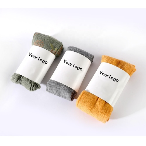 Factory price custom design logo organic merino wool with GOTS new born baby girls stockings socks tights