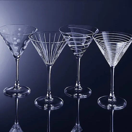 custom bulk clear cocktail glass martini glasses