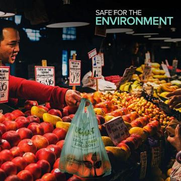 Grocery Shopping Thank You Recyclable Trash Basket Bags