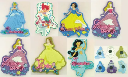 princess style beautiful princess shape rubber magnet wholesale
