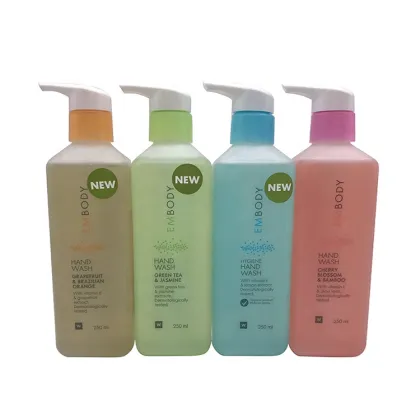Green tea jasmine extracts hand wash liquid soap