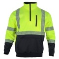 EN/IS0 20471 ANSI MENS HOOG Zichtbaarheid Reflecterend sweatshirt