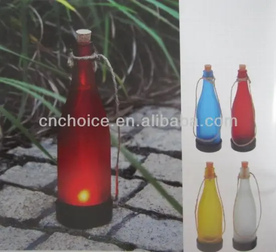 Solar bottle light