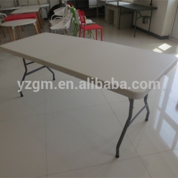 Hot-sale 6ft HDPE Plastic Folding Dining Table rectangular folding table outdoor