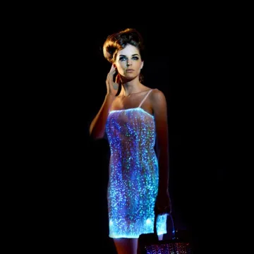 Ladies Luxury Light-Up Lace Night Dress