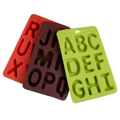 silicone letters alphabet cookie mould