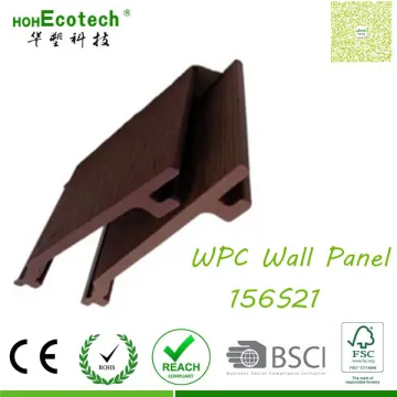 wood grain anti-pest high anti-UV wet-proof composites qualified wpc exterior wall panels