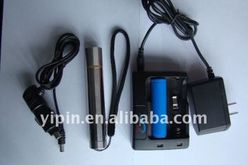 Stainless steel rechargeable led flashlight