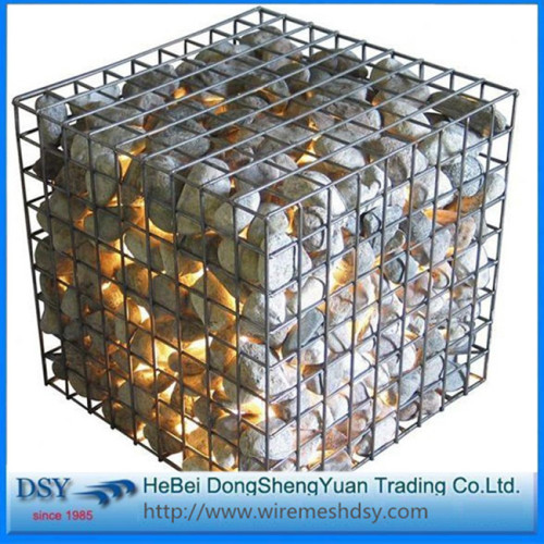 2x1x1m mesh hexagonal wire mesh gabion box