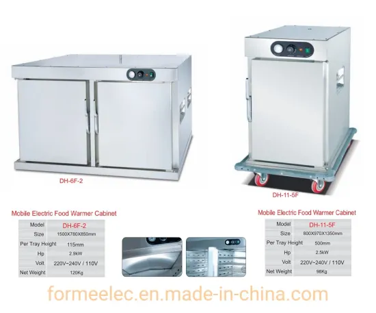 6 Layers Electric Food Warmer Cabinet 5 Layers Mobile Single Door Food Heated Cabinet