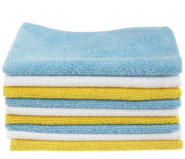 24-Pack Nonabrasive Reusable Microfiber Cleaning Cloths