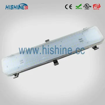 IP65 LED 60W tri-proof non corrosive fitting 4ft LED fluorescent
