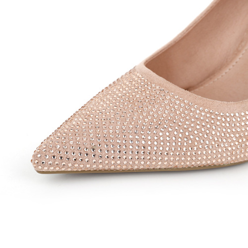 Thick heels hot diamond shine high heels