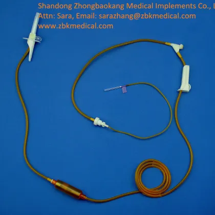 Lightproof infusion set