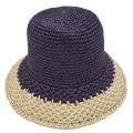 Nuevo color de gradiente de sombrero de crochet para mujeres para mujeres