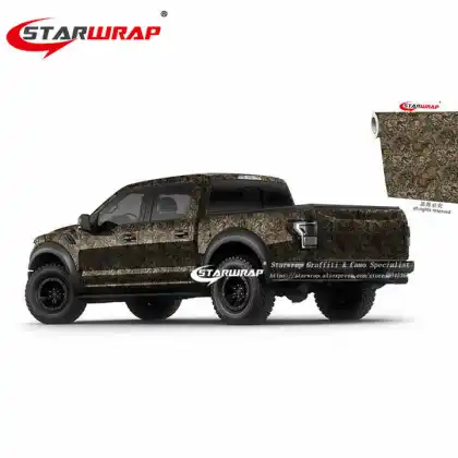 Realtree Camouflage Vinyl Film for Motorbike, Scooter, Skateboard, and Car Wraps