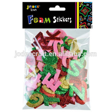 Glitter Letter Foam Sticker