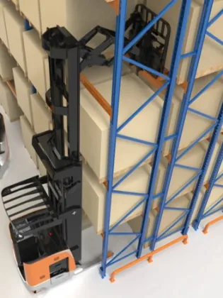 HULKMAN 1.5T Double Deep Battery Reach Truck - Chinese Factory