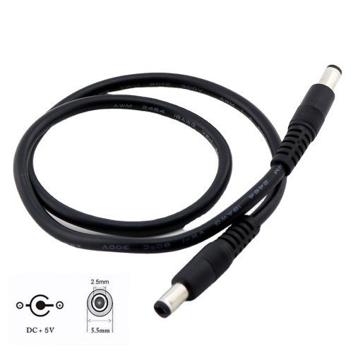 5.5mm 2.1mm DC Power Cable Male Jack-stekker