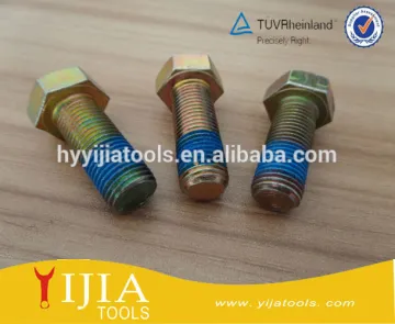 bolts and nuts/high tensile yellow zinc hex bolt