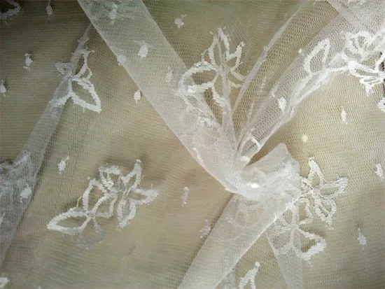 fashion lace knitted jacquard dobby lady dress