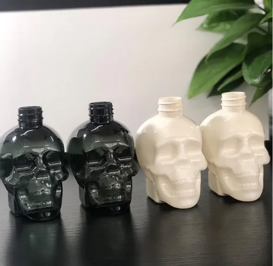 350ml Plastic Skull Shape Lotion Bottle with Pump