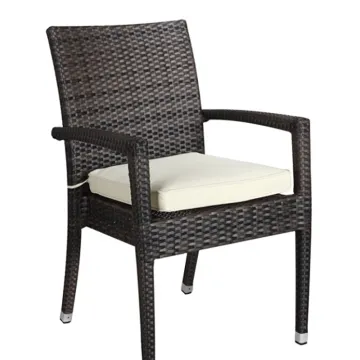 Custom Outdoor Garden Rattan Aluminum Dining Tables and Chairs