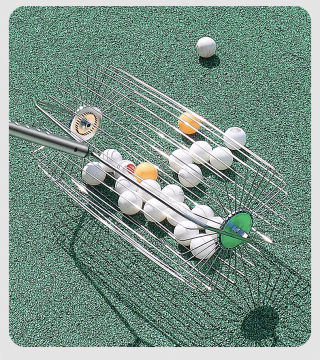 Wideway 60 Ball Collector: Paddle and Tennis Ball Picker, Holds 60 Balls
