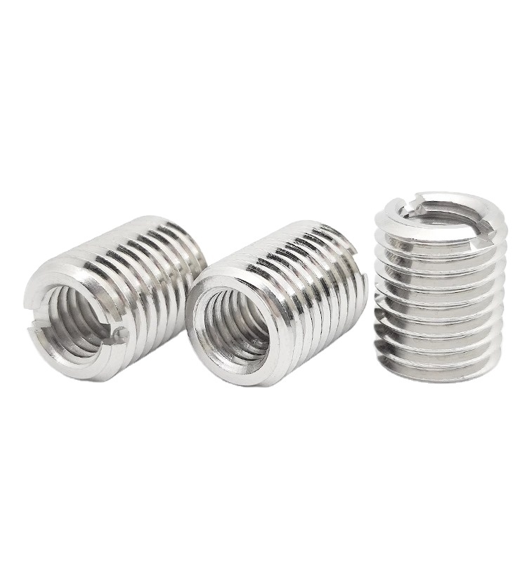 Chinese Factories Customizable Stainless Steel M5 M6 M8 Thread Insert Nut Wood Galvanized Zinc Plated Finish Black Oxide Mining